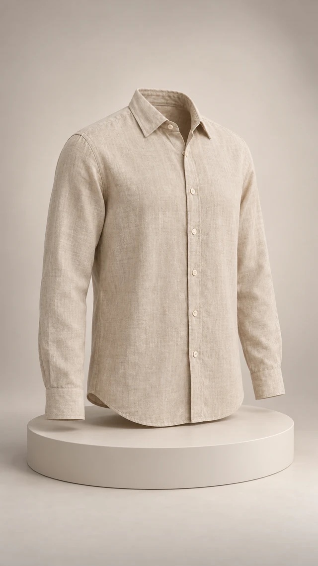 360 Showcase: Linen Shirt product reference photo