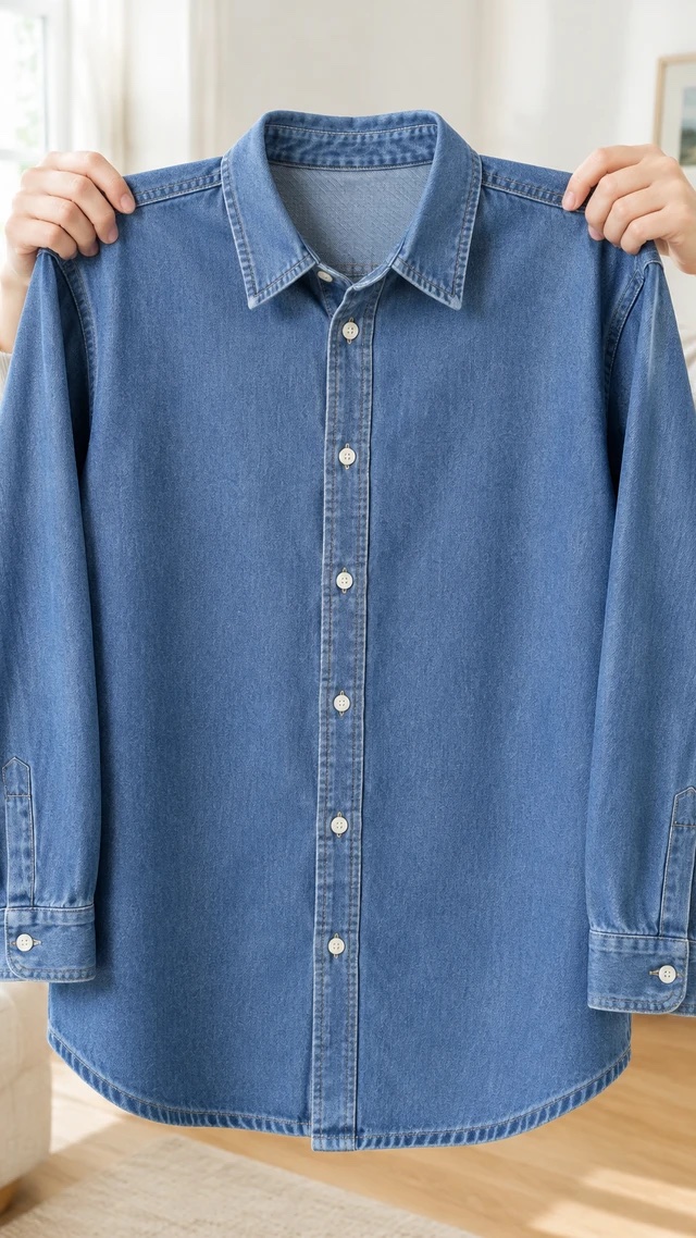 Denim Shirt Detail Reel product reference photo