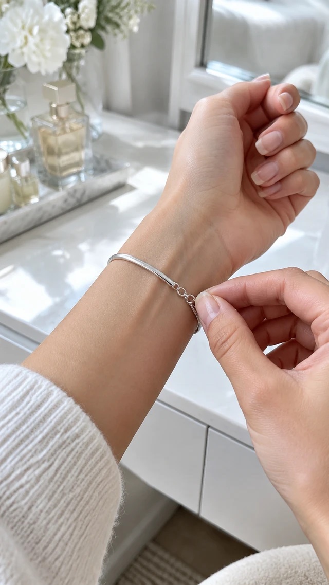 Silver Bracelet Close-up product reference photo