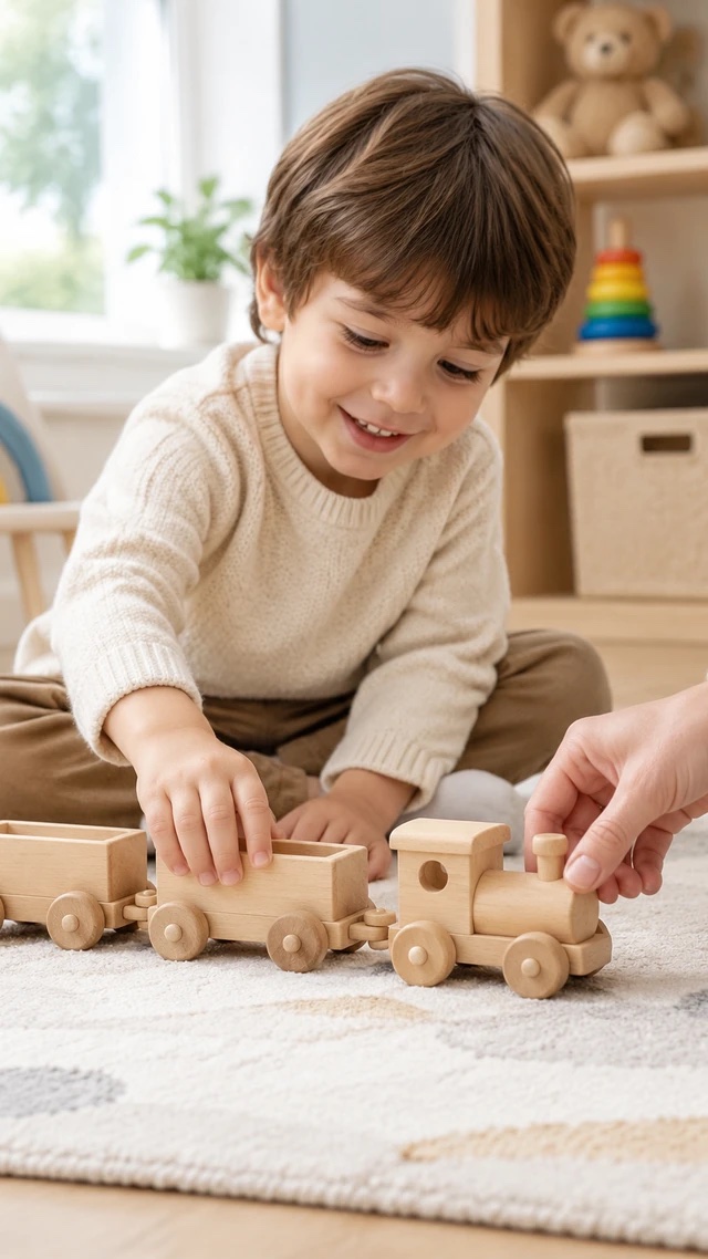Wooden Train Play Demo product reference photo