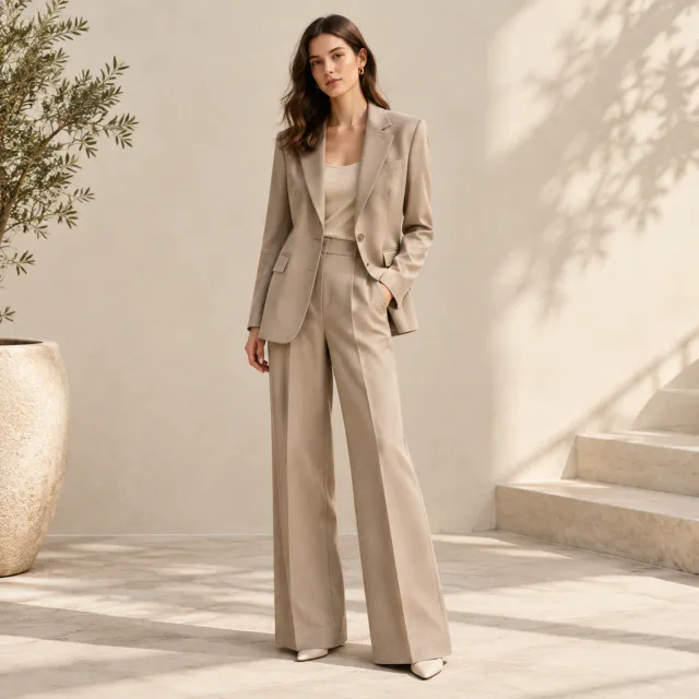 Magazine-ready fashion crop