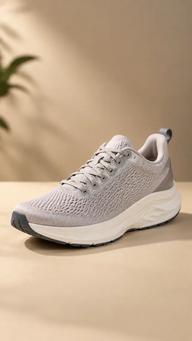 Running shoe as the starting photo