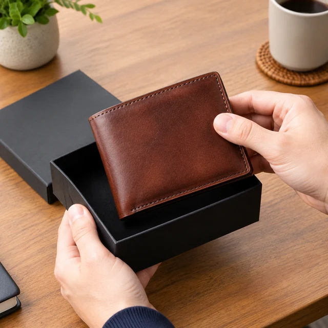 Wallet lifted from box