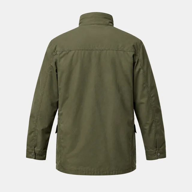 The same field jacket seen from the back.