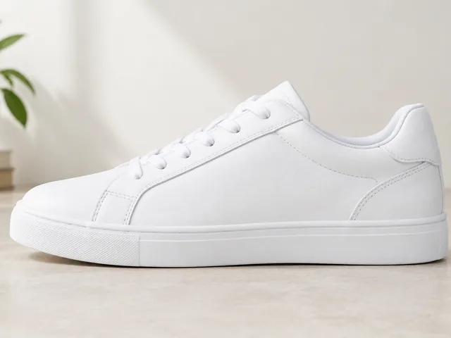 White court sneaker in a clean side profile.