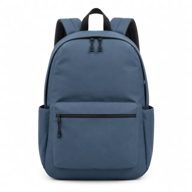 Daypack front view on a pure white background.