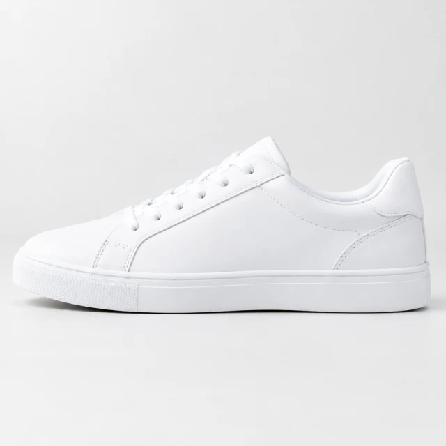 White court sneaker in a clean side profile.