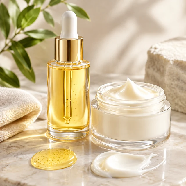 Serum and cream texture study
