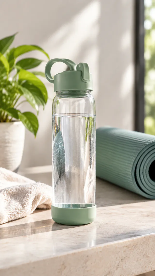 Vertical customer-style crop of the water bottle